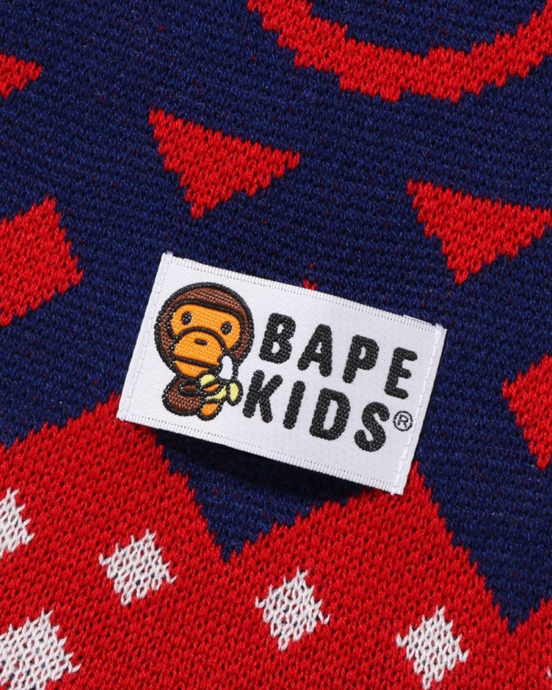 Autres Accessoires Bape Baby Milo Nordic Scarf Rouge Clair Enfant | VJV-59880212